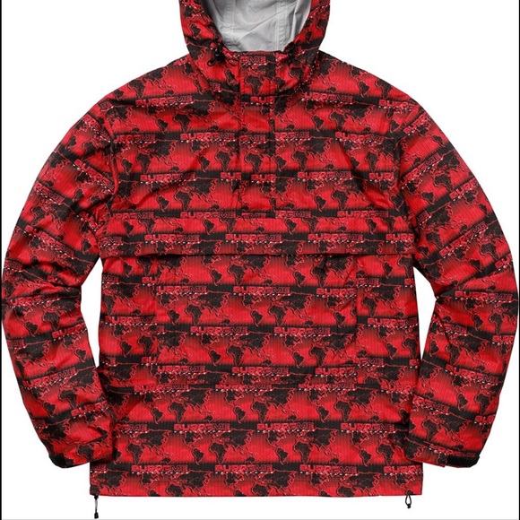 NWOT SUPREME HOODIE WINDBREAKER - Picture 1 of 8